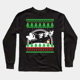 Santa Claus Santa Reindeer Long Sleeve T-Shirt